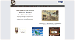 Desktop Screenshot of elizabethtowncrippledchildrenshospital.com